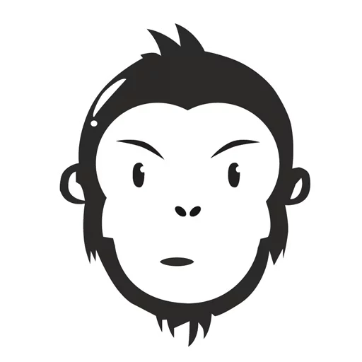 Monkey Stickers emoji 😕