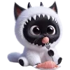 Telegram emoji «Монстры котики 3» 😋