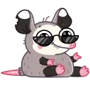 Емодзі Monty Opossum 😎