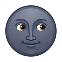 Moon Emoji  stiker 🌚