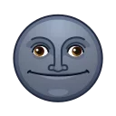 Moon Emoji  stiker 🙂