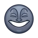 Moon Emoji sticker 😁