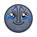 Стікер Moon Emoji 🥹