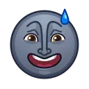 Стикер Moon Emoji 😓