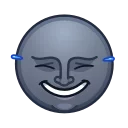 Moon Emoji  stiker 😂