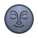 Стикер Moon Emoji 😌