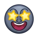 Стікер Moon Emoji 🤩