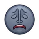 Стикер Moon Emoji 😔