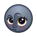 Moon Emoji  stiker 🥺