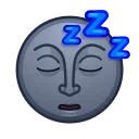Стикер Moon Emoji 💤