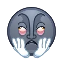 Стікер Moon Emoji 😩