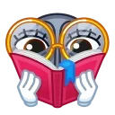 Стікер Moon Emoji 🤓
