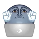 Стікер Moon Emoji 💻