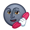 Стикер Moon Emoji 📞