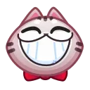 Стикер Motty Cat Emoji  😁