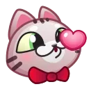Стікер Motty Cat Emoji 😘