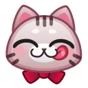 Стикер Motty Cat Emoji  😋