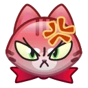 Стікер Motty Cat Emoji 😡