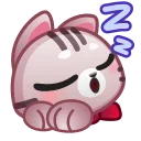 Стікер Motty Cat Emoji 😴