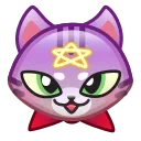 Стикер Motty Cat Emoji  😈