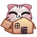 Стикер Motty Cat Emoji  📦