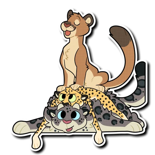 Telegram Sticker «Mountain Lion» 👑