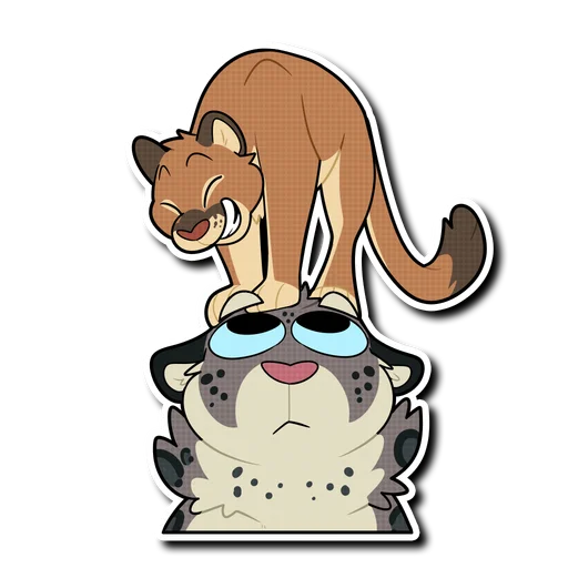 Telegram Sticker «Mountain Lion» 😁