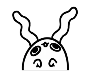 Емодзі Moving Bunny  🐰