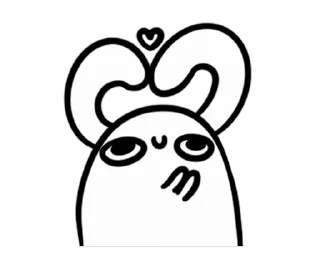Moving Bunny emoji 🐰