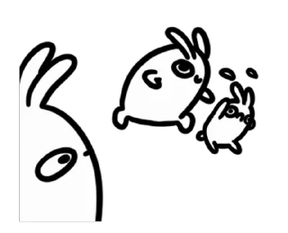 Moving Bunny emoji 🐰