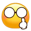 Емодзі Emoji ㋡ 🤓