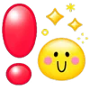 Emoji ㋡ emoji ❗️