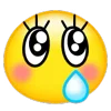 Емодзі Emoji ㋡ 😢