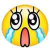 Емодзі Emoji ㋡ 😭
