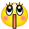 Емодзі Emoji ㋡ 😳