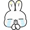 Bunny emoji 😭