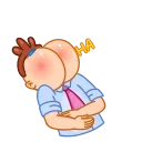 Mr. Rosy Cheeks emoji 😂