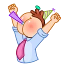 Mr. Rosy Cheeks emoji 🥳