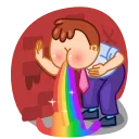 Mr. Rosy Cheeks emoji 🤮