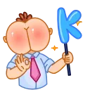 Mr. Rosy Cheeks emoji 👌
