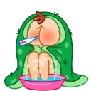 Mr. Rosy Cheeks emoji 🤒
