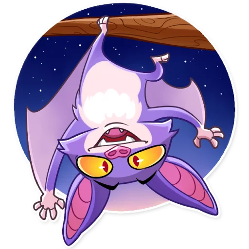 Telegram Sticker «Mr. Bat» 👋