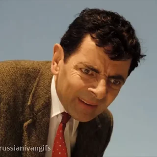Эмодзи Mr Bean 😮
