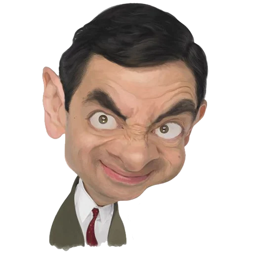 Telegram stiker «Mr. Bean Caricatures» 👀