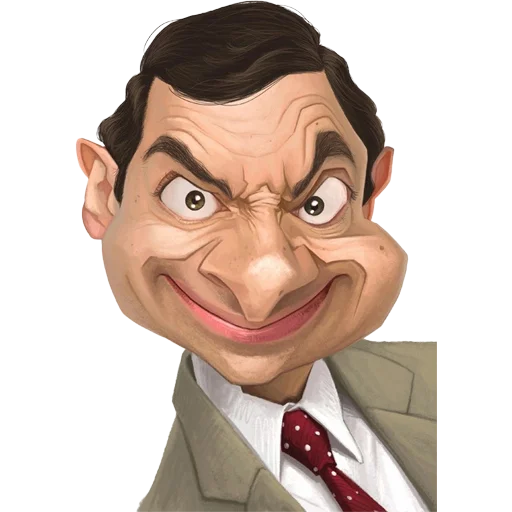 Telegram stiker «Mr. Bean Caricatures» 👀