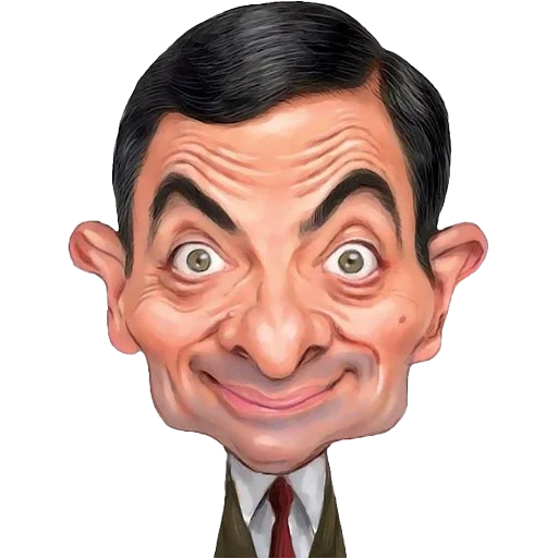Mr. Bean Caricatures emoji 😊