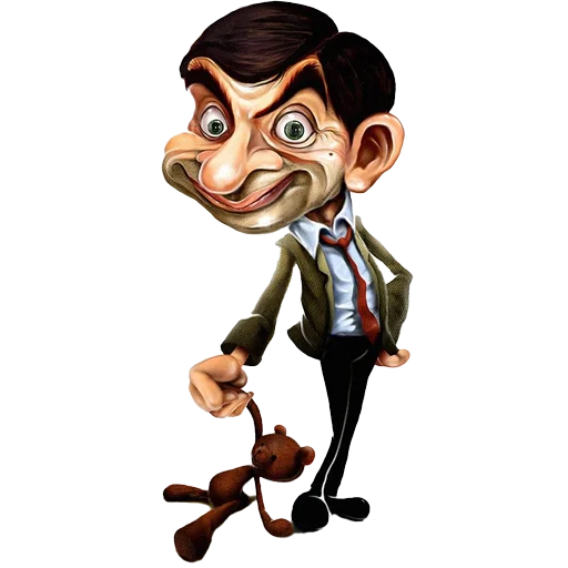 Mr. Bean Caricatures emoji 🧸