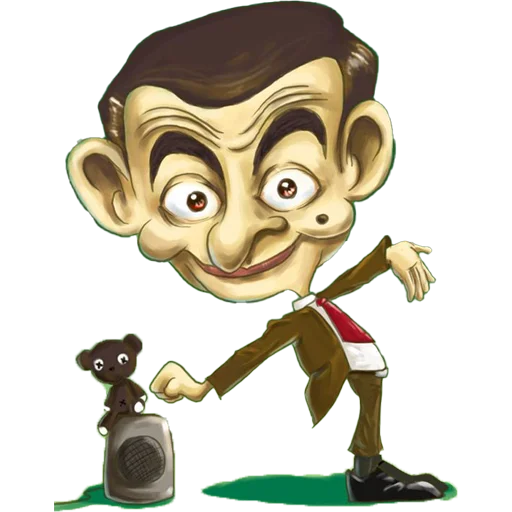Telegram Sticker «Mr. Bean Caricatures» 🧸