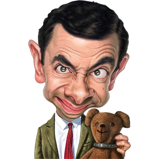 Telegram stiker «Mr. Bean Caricatures» 🧸