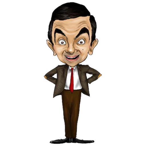Mr. Bean Caricatures sticker 🧍‍♂️